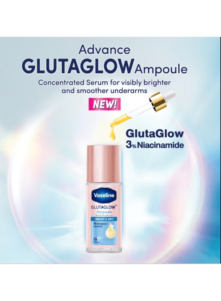 Vaseline Glutaglow Bright & Dry Ampoule Serum Deodorant - 45 ml - Image 2